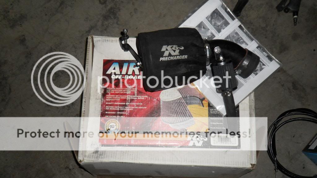 Full K&N Rhino 660 intake Yamaha Rhino Forum