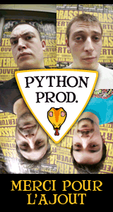 Python Prod. vous remercie
